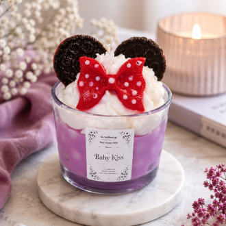 Αρωματικό Κερί Baby Kiss με Minnie Διακόσμηση