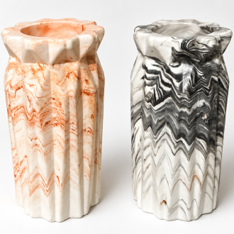 Χειροποίητο Διακοσμητικό Δοχείο Marble